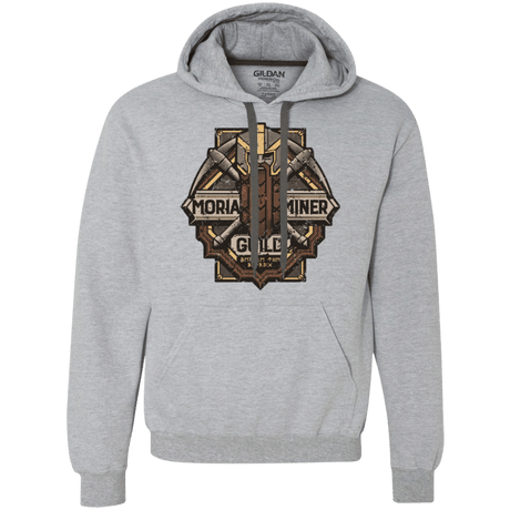 Sweatshirts Sport Grey / L Moria Miner Guild Premium Fleece Hoodie