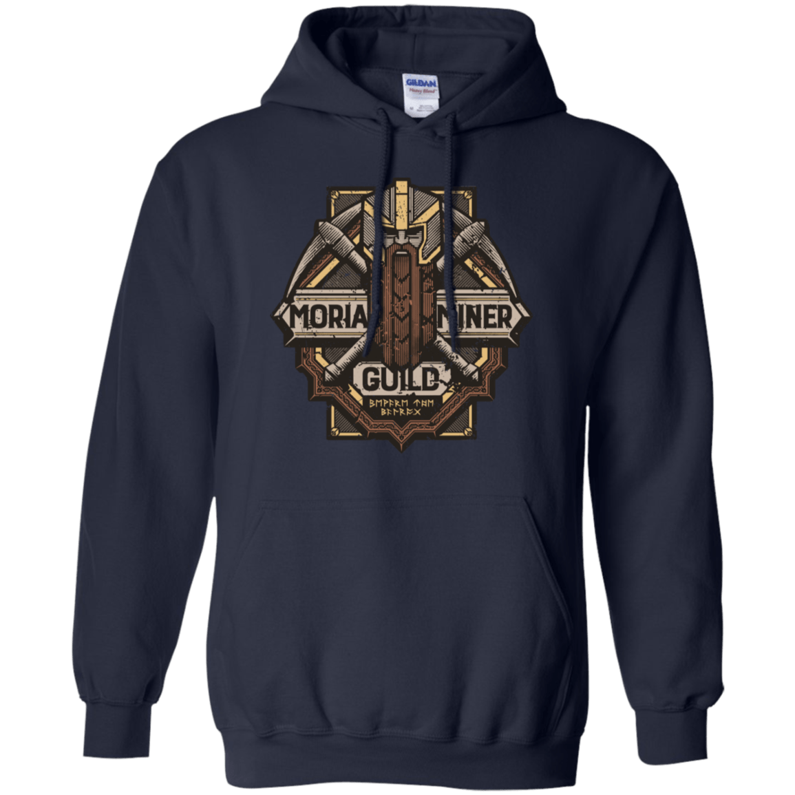 Sweatshirts Navy / S Moria Miner Guild Pullover Hoodie