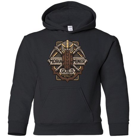 Sweatshirts Black / YS Moria Miner Guild Youth Hoodie