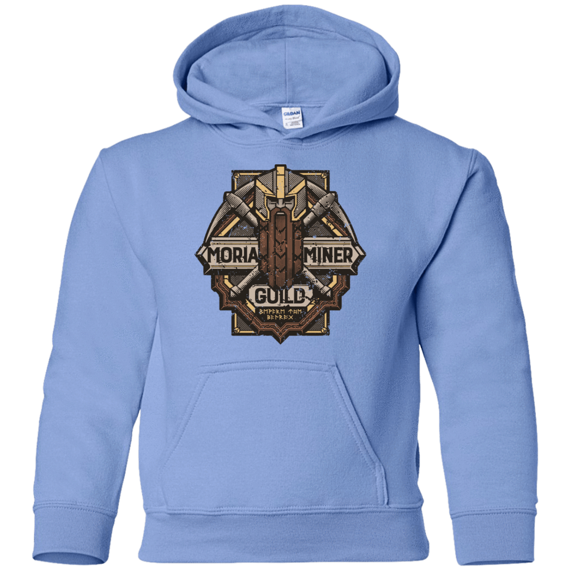 Sweatshirts Carolina Blue / YS Moria Miner Guild Youth Hoodie