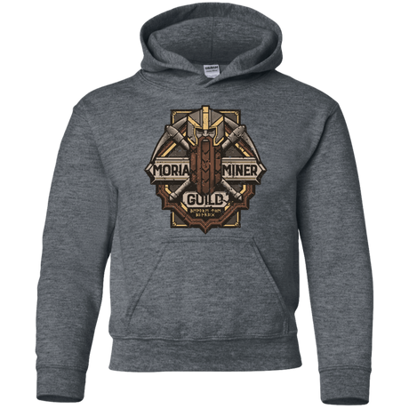 Sweatshirts Dark Heather / YS Moria Miner Guild Youth Hoodie