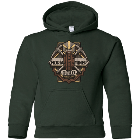 Sweatshirts Forest Green / YS Moria Miner Guild Youth Hoodie