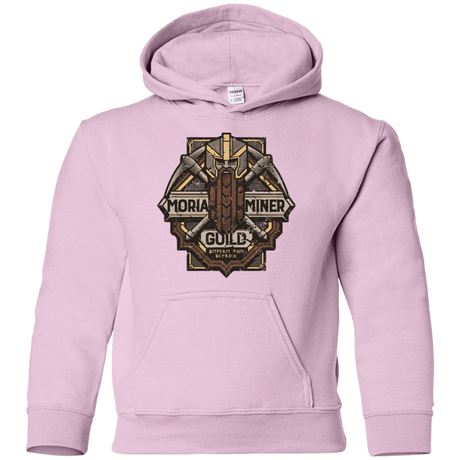 Sweatshirts Light Pink / YS Moria Miner Guild Youth Hoodie