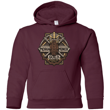 Sweatshirts Maroon / YS Moria Miner Guild Youth Hoodie