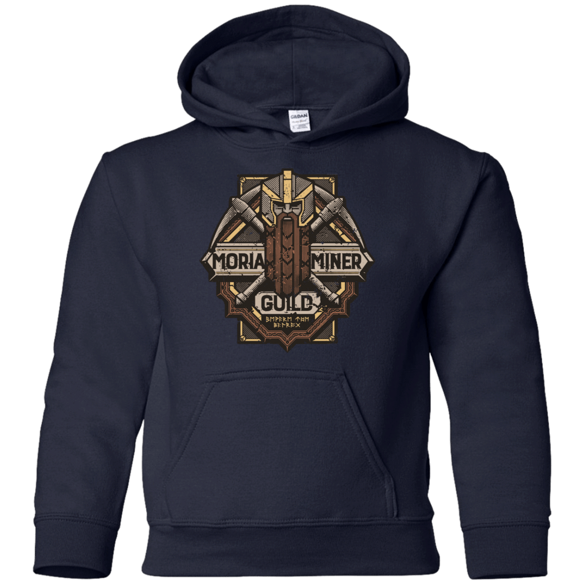 Sweatshirts Navy / YS Moria Miner Guild Youth Hoodie