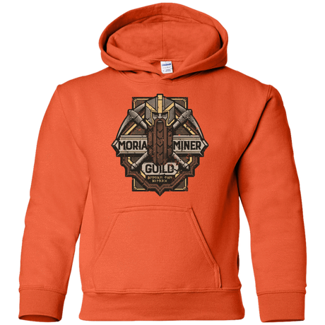 Sweatshirts Orange / YS Moria Miner Guild Youth Hoodie