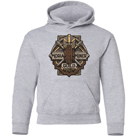 Sweatshirts Sport Grey / YS Moria Miner Guild Youth Hoodie