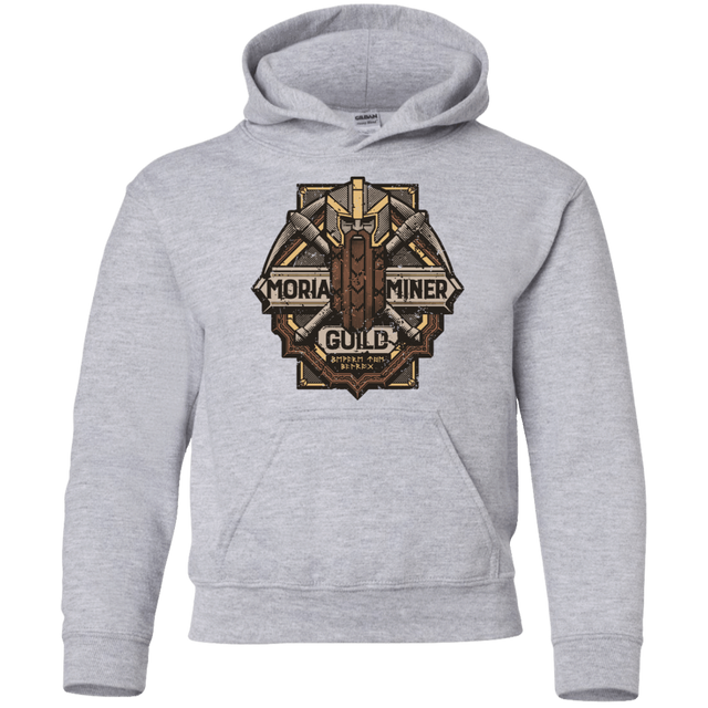 Sweatshirts Sport Grey / YS Moria Miner Guild Youth Hoodie