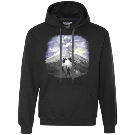 Sweatshirts Black / Small Morphin' and Fightin' Premium Fleece Hoodie