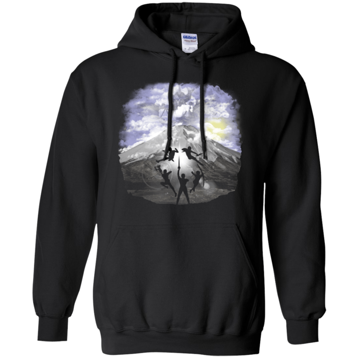 Sweatshirts Black / Small Morphin' and Fightin' Pullover Hoodie