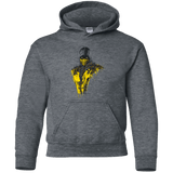 Sweatshirts Dark Heather / YS Mortal Fire Youth Hoodie