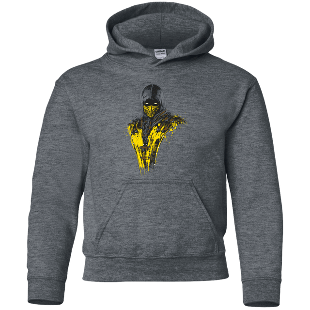 Sweatshirts Dark Heather / YS Mortal Fire Youth Hoodie