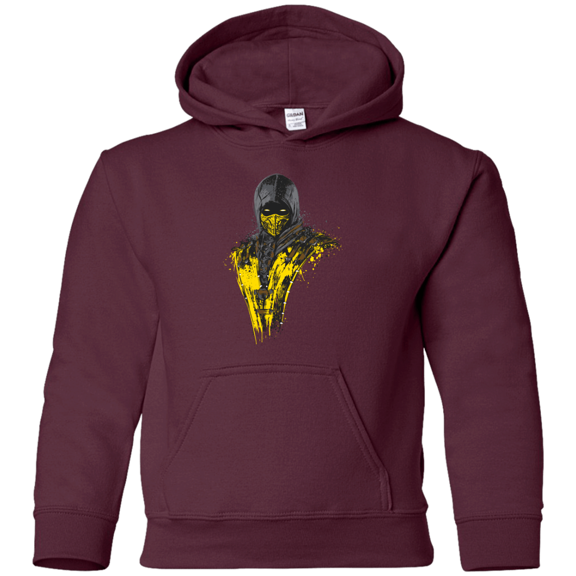 Sweatshirts Maroon / YS Mortal Fire Youth Hoodie