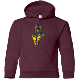 Sweatshirts Maroon / YS Mortal Fire Youth Hoodie