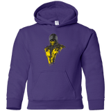 Sweatshirts Purple / YS Mortal Fire Youth Hoodie