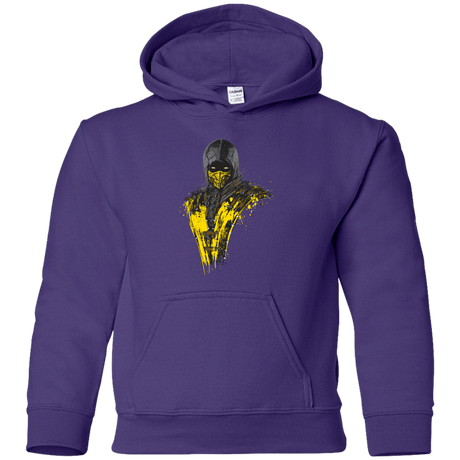 Sweatshirts Purple / YS Mortal Fire Youth Hoodie