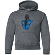 Sweatshirts Dark Heather / YS Mortal Ice Youth Hoodie
