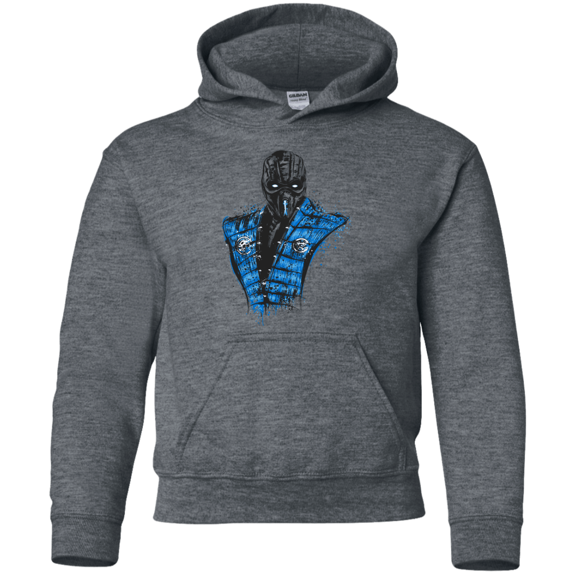 Sweatshirts Dark Heather / YS Mortal Ice Youth Hoodie