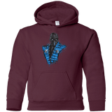Sweatshirts Maroon / YS Mortal Ice Youth Hoodie