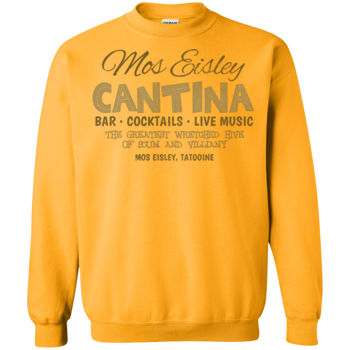 Sweatshirts Gold / Small Mos Eisley Cantina Crewneck Sweatshirt
