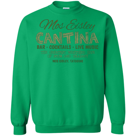 Sweatshirts Irish Green / Small Mos Eisley Cantina Crewneck Sweatshirt