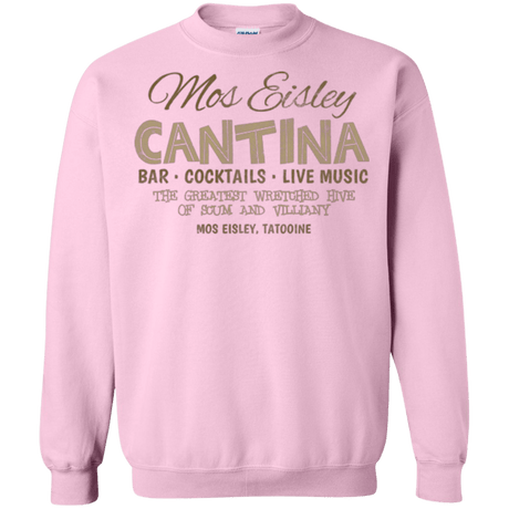 Sweatshirts Light Pink / Small Mos Eisley Cantina Crewneck Sweatshirt