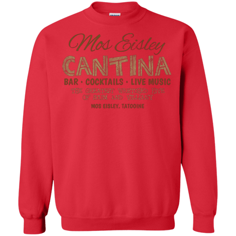 Sweatshirts Red / Small Mos Eisley Cantina Crewneck Sweatshirt