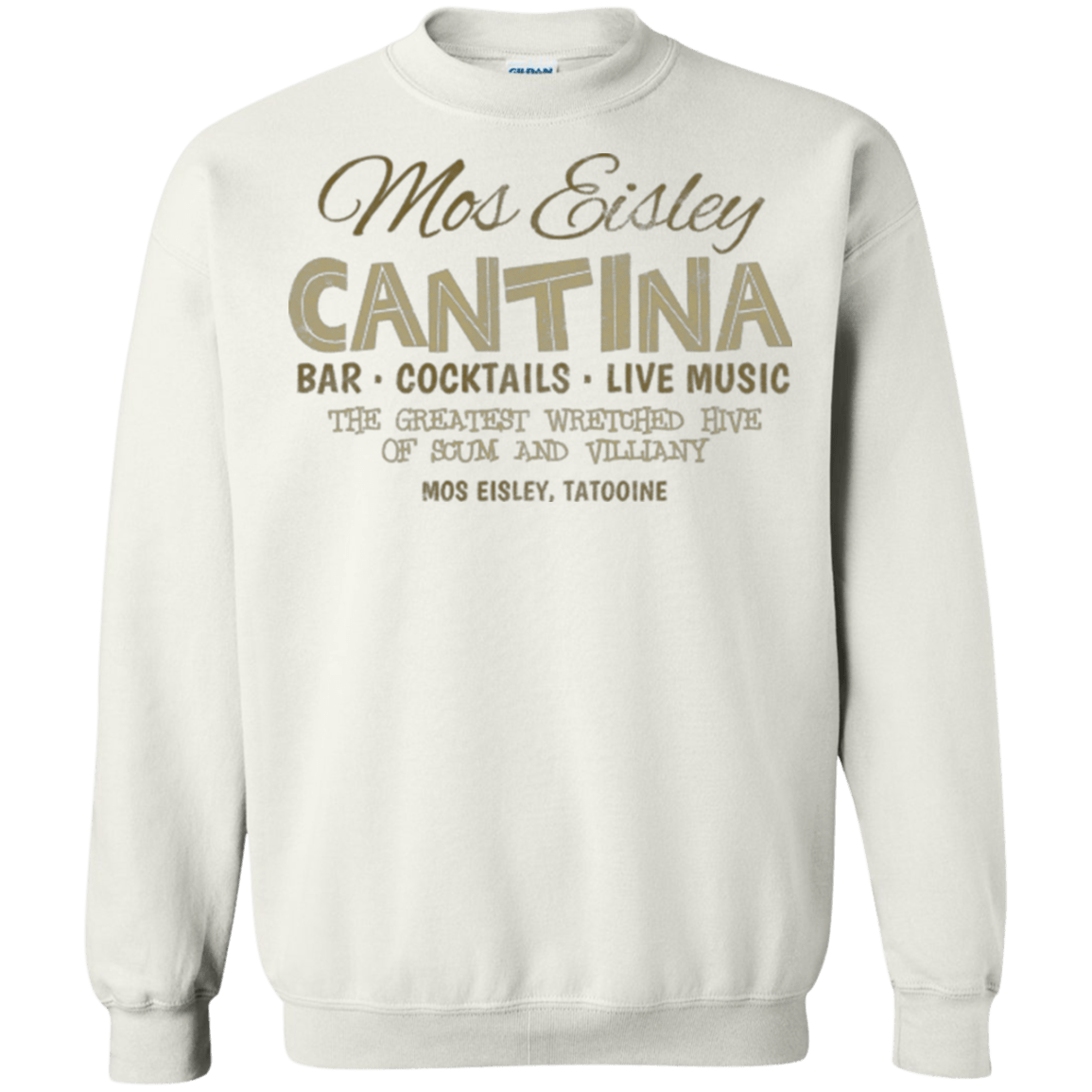 Sweatshirts White / Small Mos Eisley Cantina Crewneck Sweatshirt