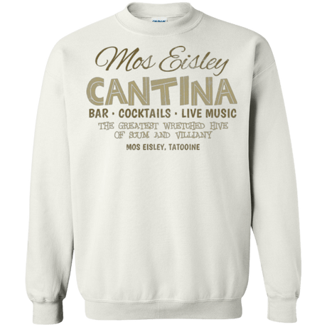 Sweatshirts White / Small Mos Eisley Cantina Crewneck Sweatshirt
