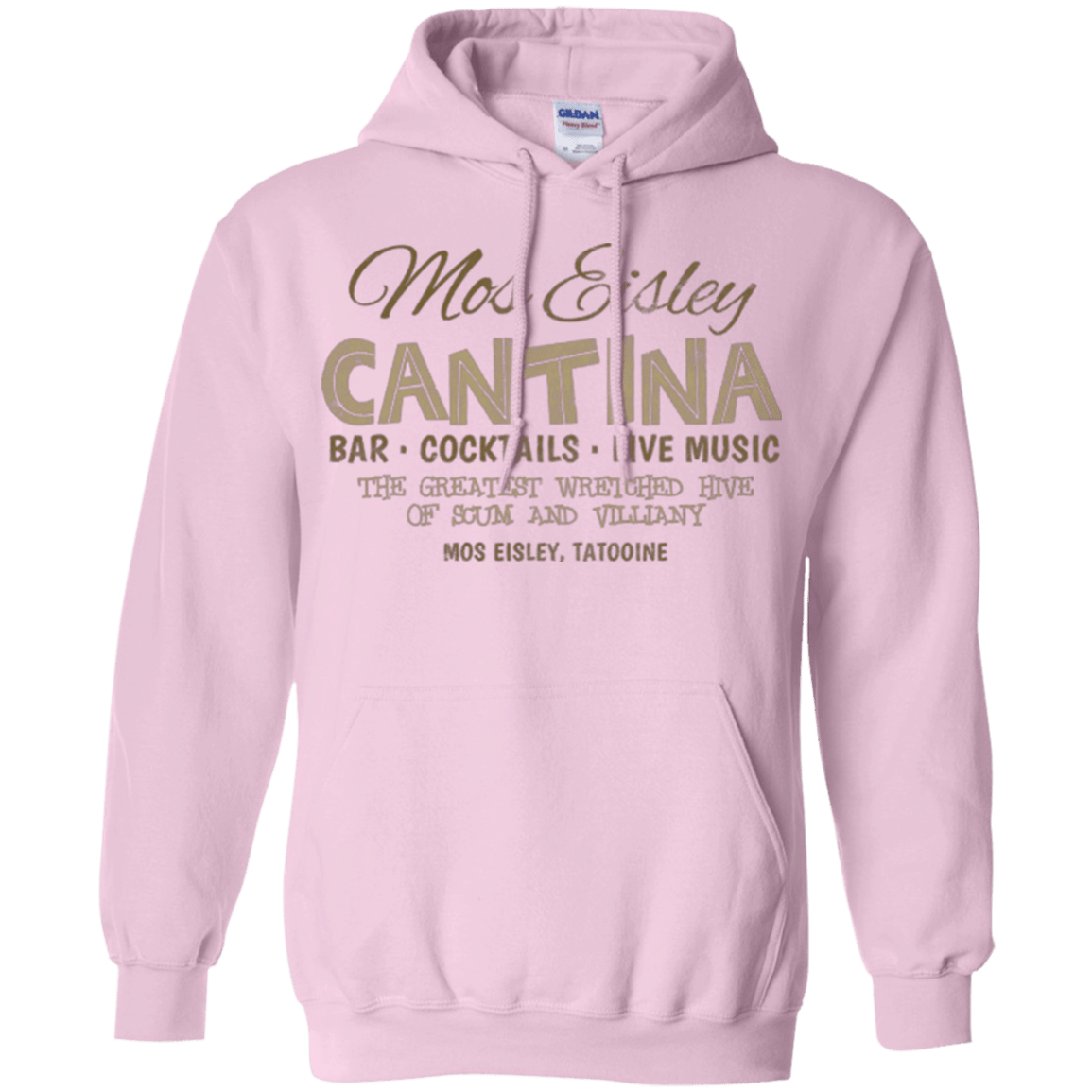 Sweatshirts Light Pink / Small Mos Eisley Cantina Pullover Hoodie