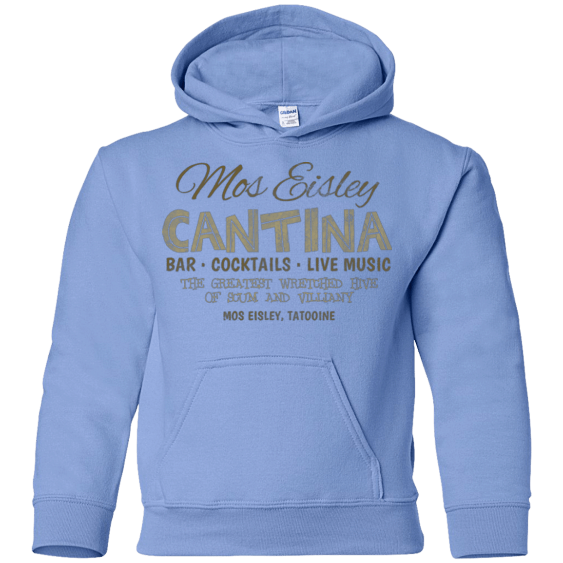 Sweatshirts Carolina Blue / YS Mos Eisley Cantina Youth Hoodie