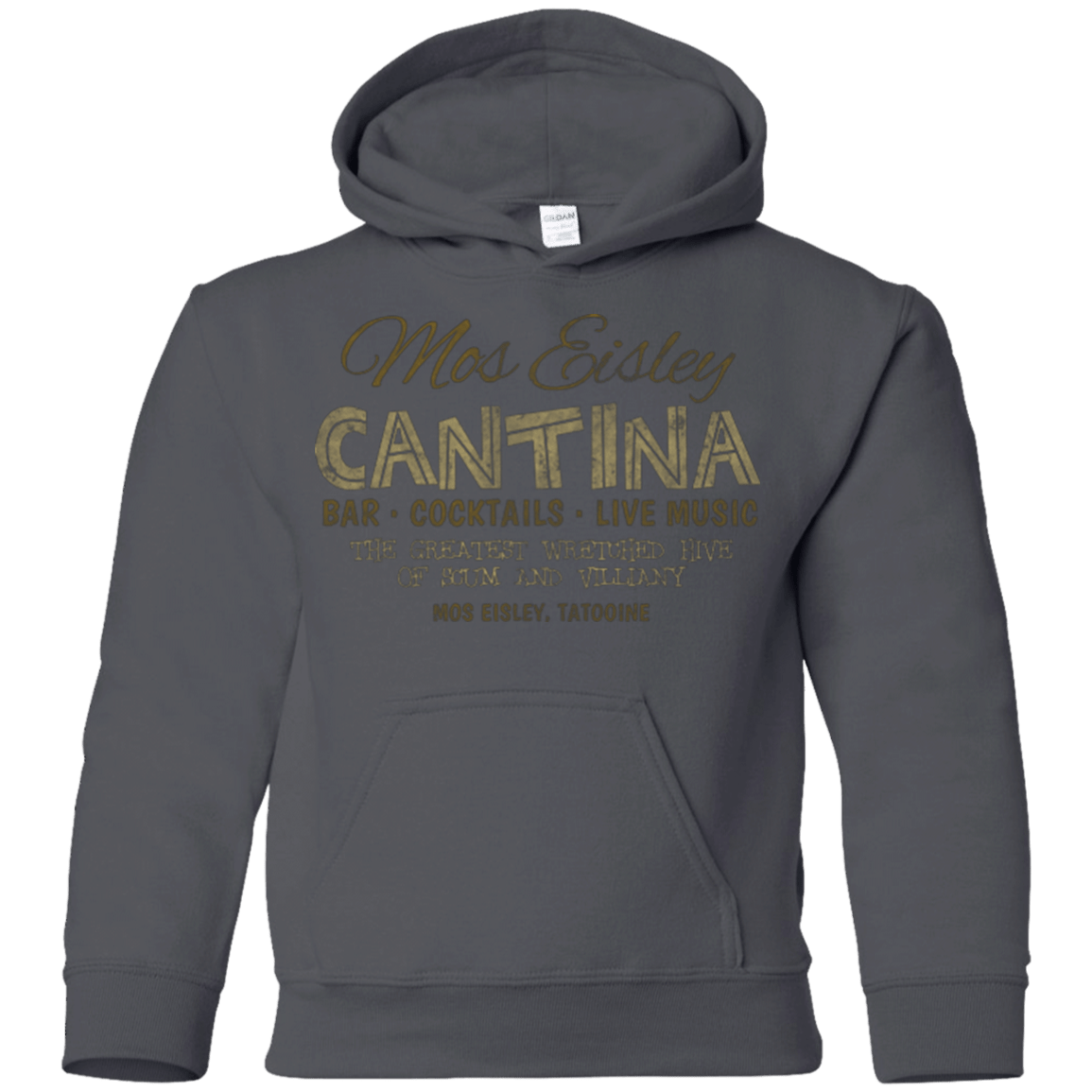 Sweatshirts Charcoal / YS Mos Eisley Cantina Youth Hoodie