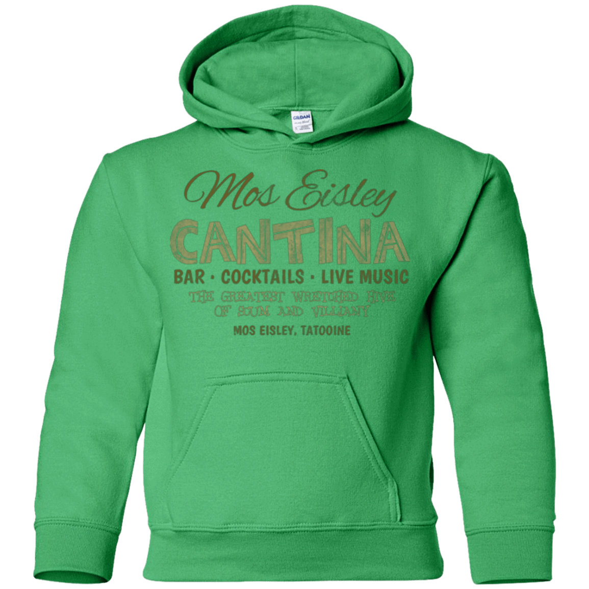 Sweatshirts Irish Green / YS Mos Eisley Cantina Youth Hoodie