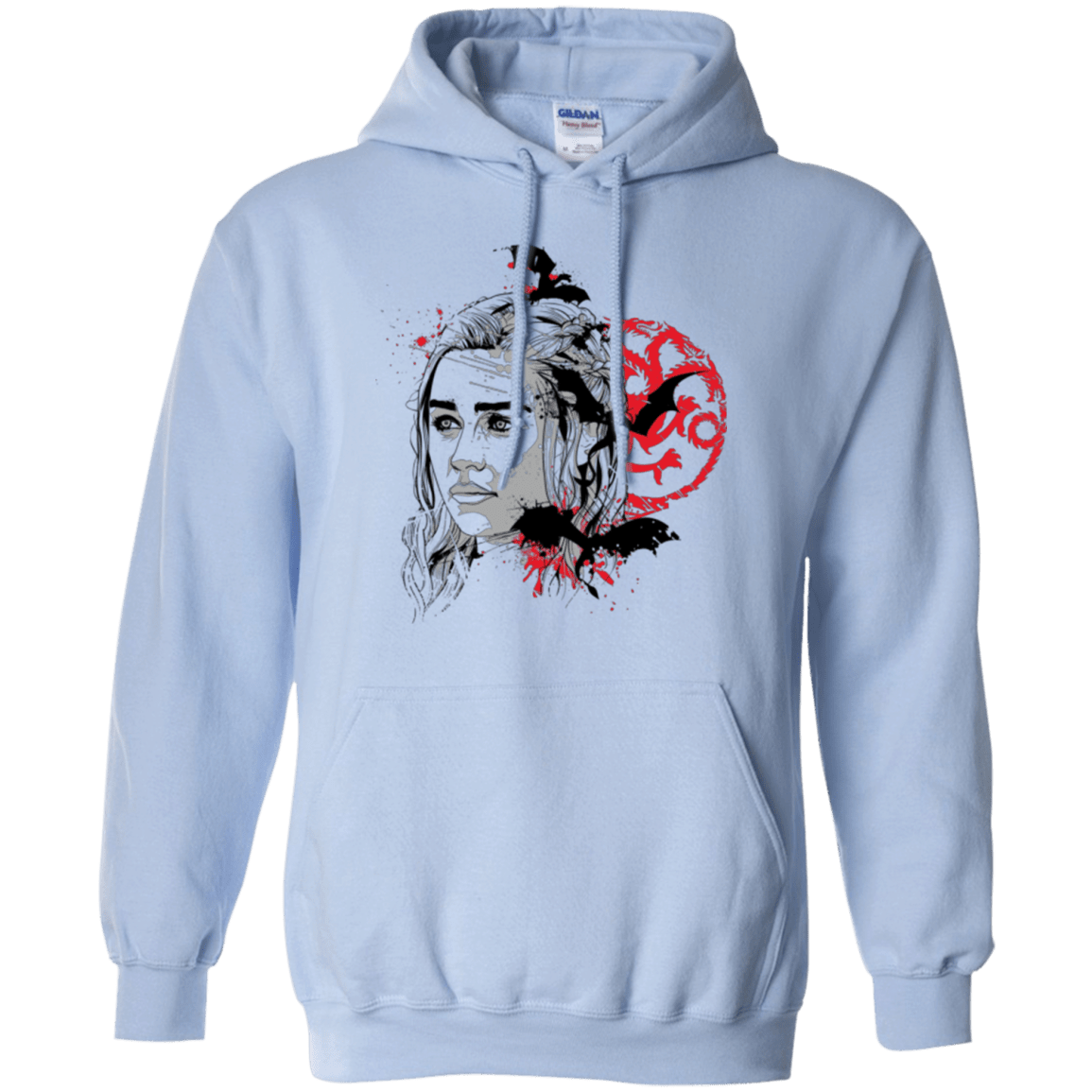 Sweatshirts Light Blue / Small MOTHER OF DRAGONS (1) Pullover Hoodie