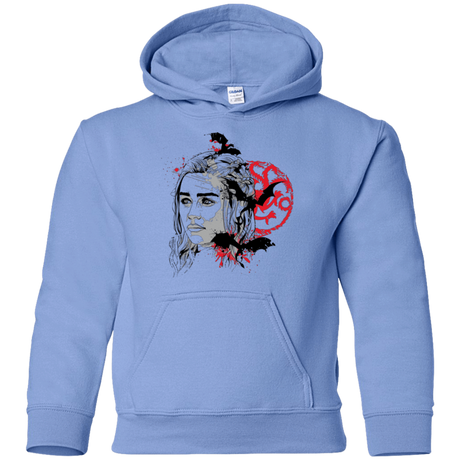 Sweatshirts Carolina Blue / YS MOTHER OF DRAGONS (1) Youth Hoodie
