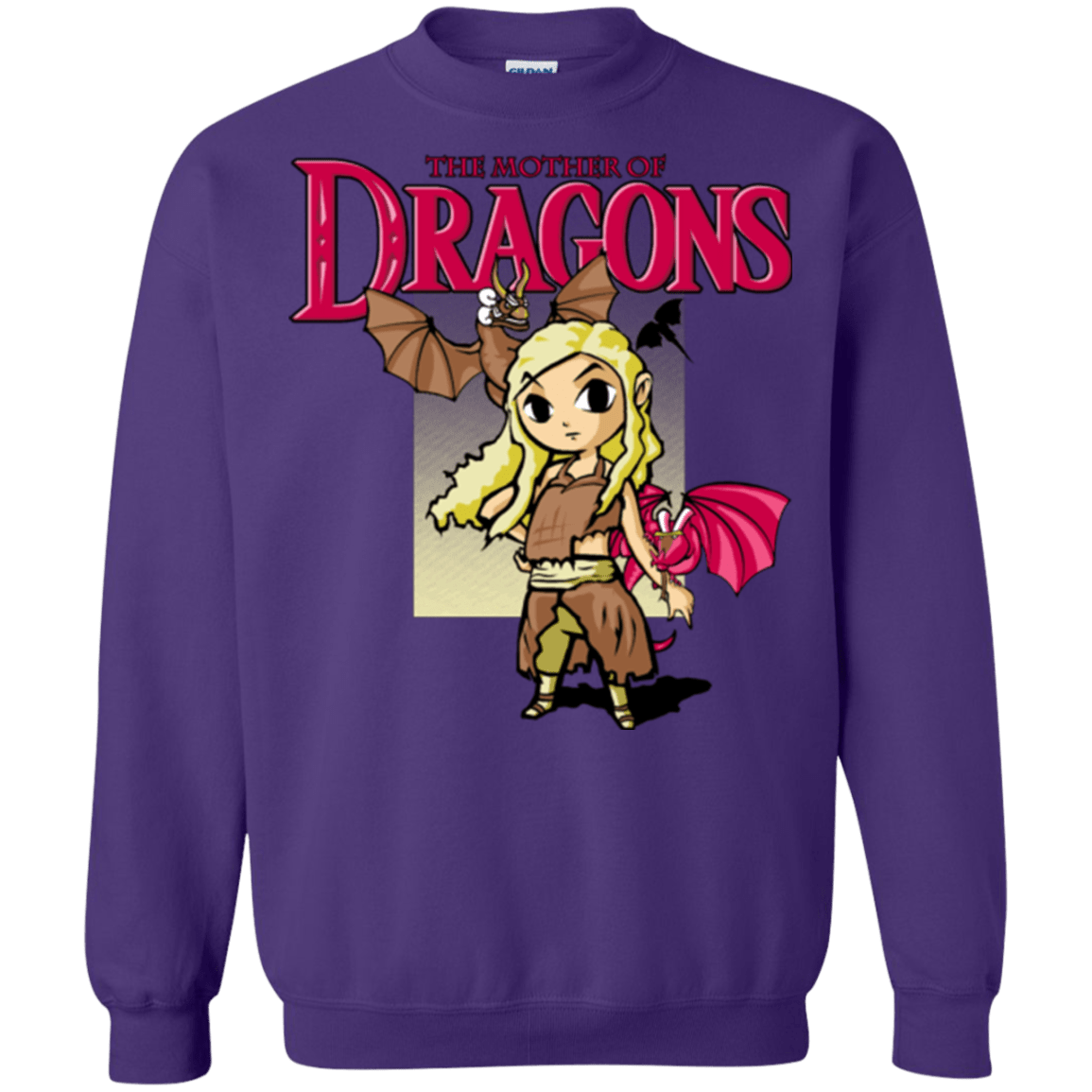 Sweatshirts Purple / Small Mother of Dragons Crewneck Sweatshirt