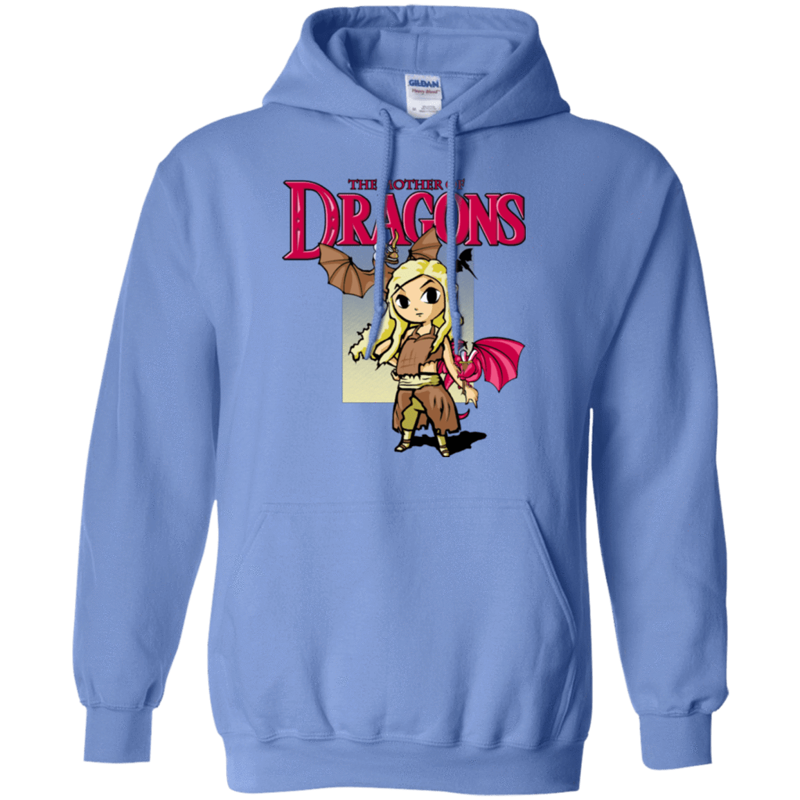 Sweatshirts Carolina Blue / Small Mother of Dragons Pullover Hoodie