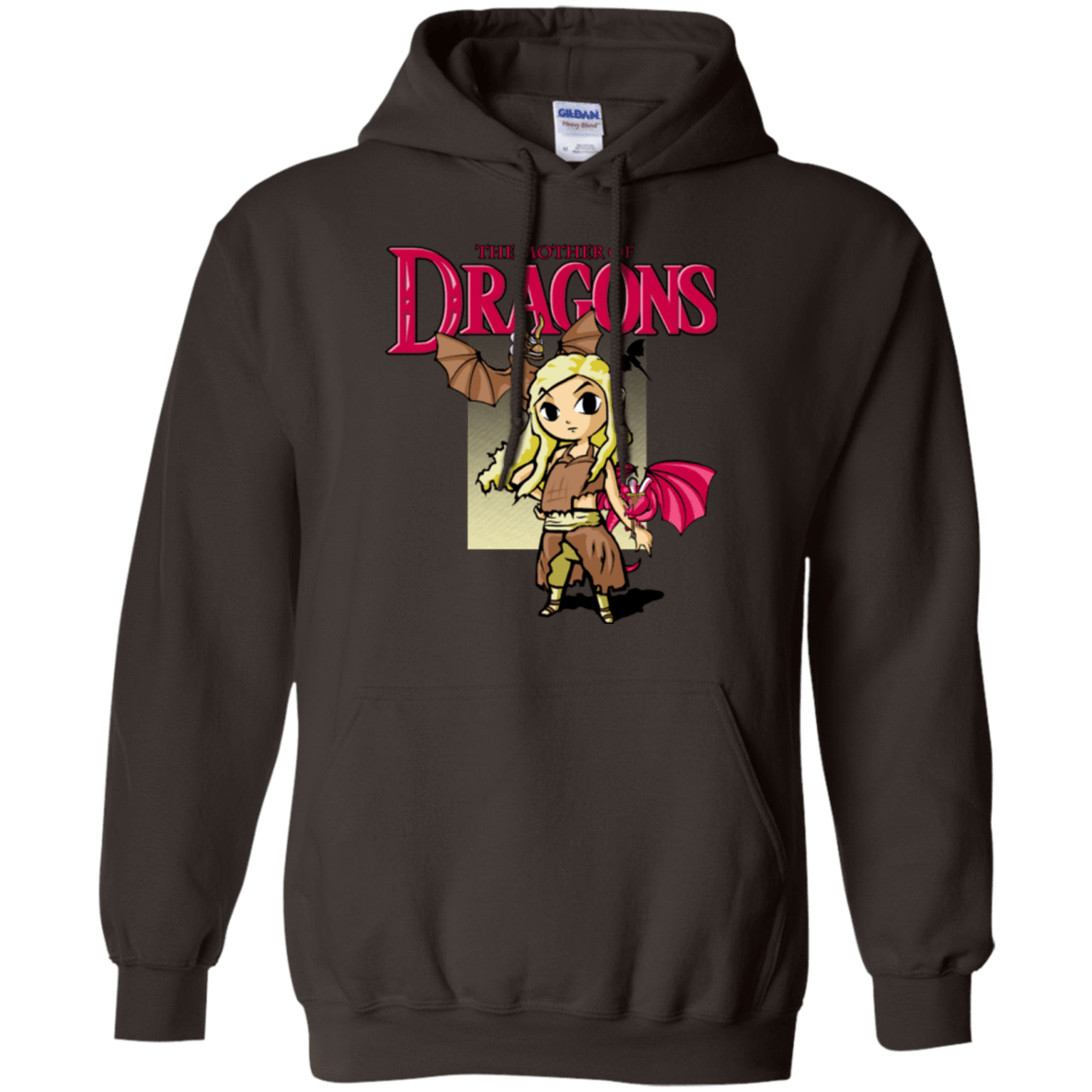 Sweatshirts Dark Chocolate / Small Mother of Dragons Pullover Hoodie