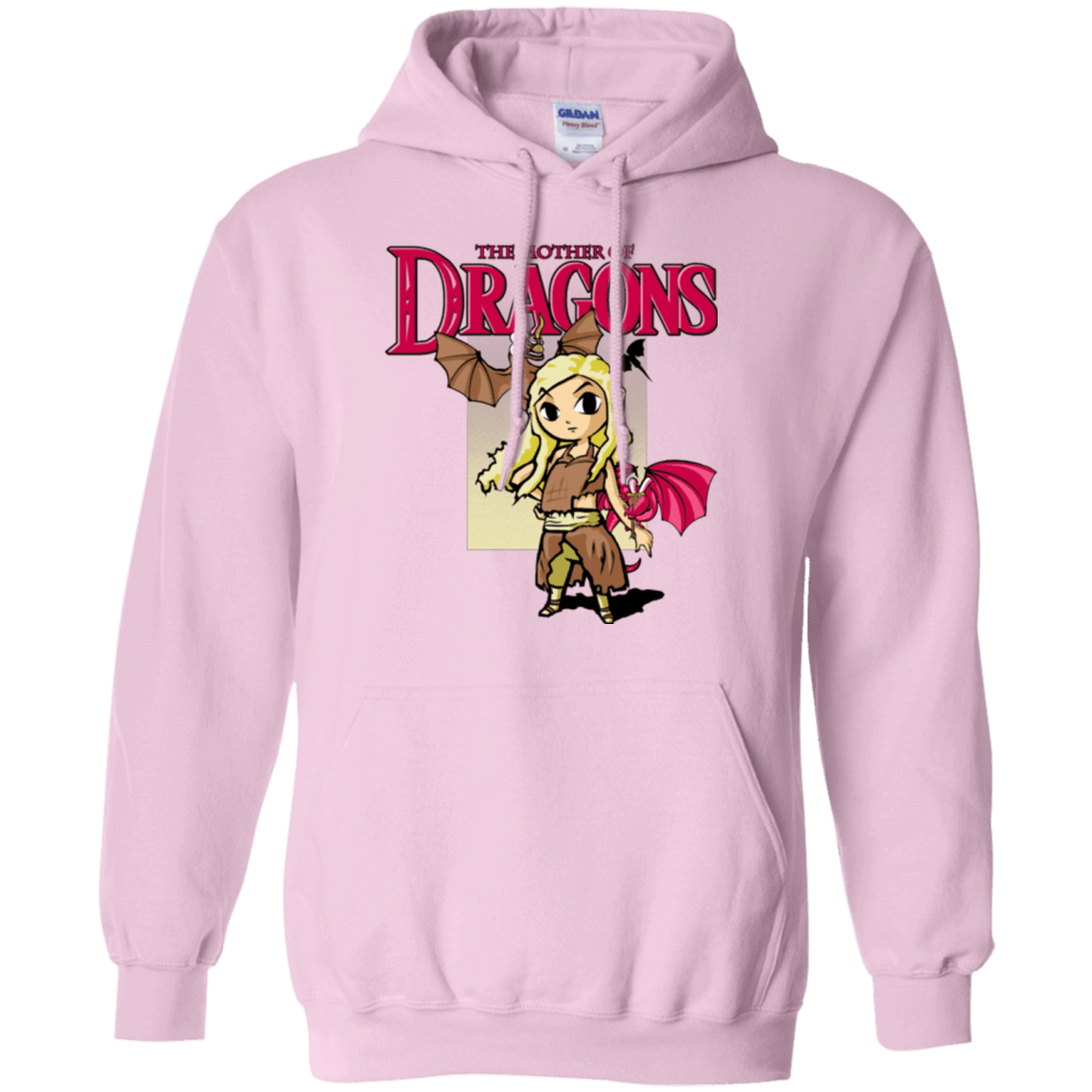 Sweatshirts Light Pink / Small Mother of Dragons Pullover Hoodie