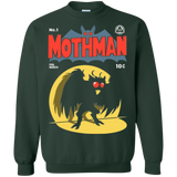 Sweatshirts Forest Green / Small Mothman Crewneck Sweatshirt