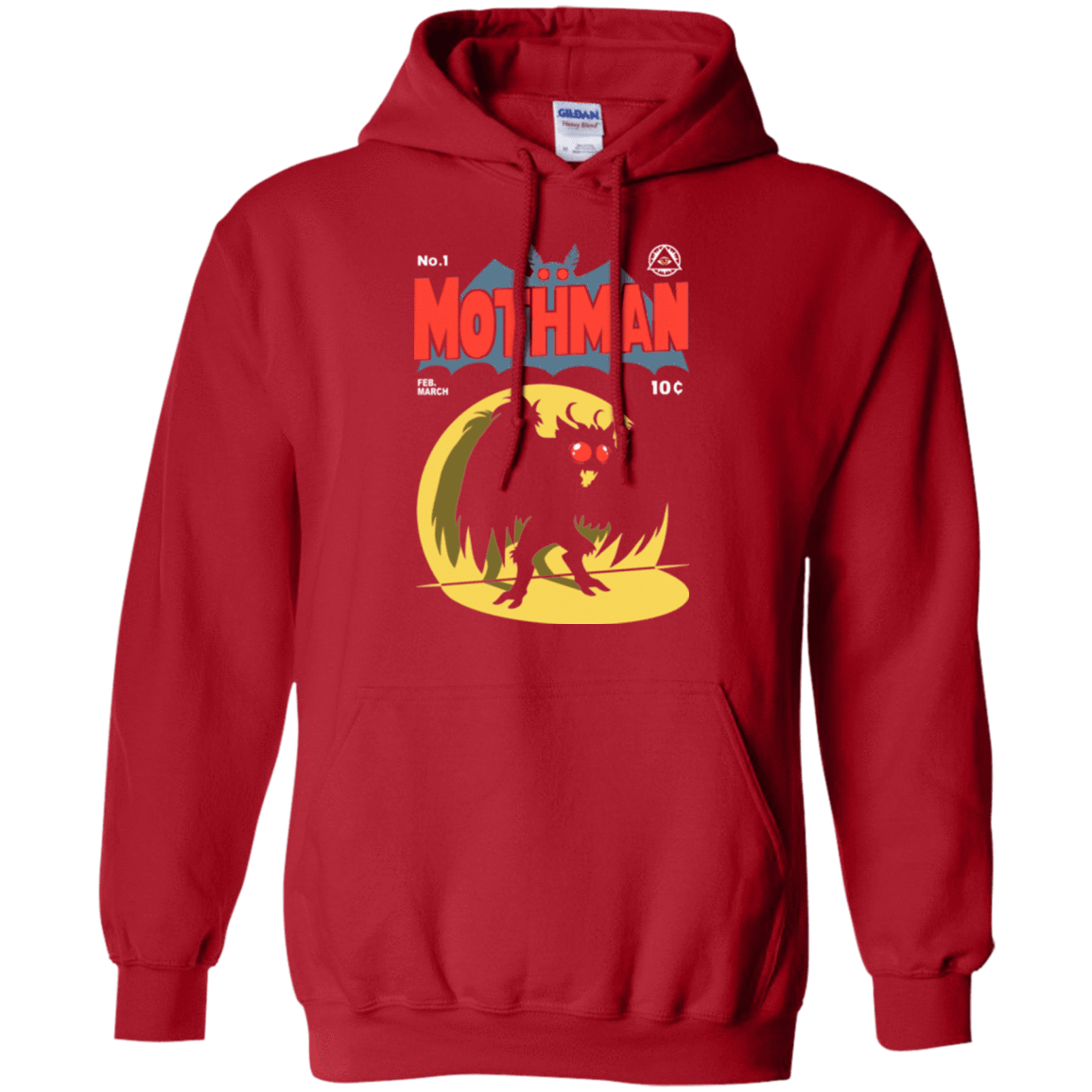 Sweatshirts Red / Small Mothman Pullover Hoodie