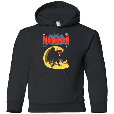Sweatshirts Black / YS Mothman Youth Hoodie