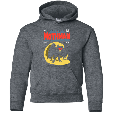 Sweatshirts Dark Heather / YS Mothman Youth Hoodie