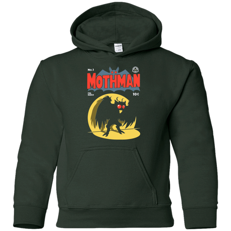 Sweatshirts Forest Green / YS Mothman Youth Hoodie