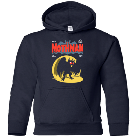 Sweatshirts Navy / YS Mothman Youth Hoodie