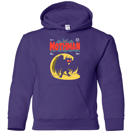 Sweatshirts Purple / YS Mothman Youth Hoodie