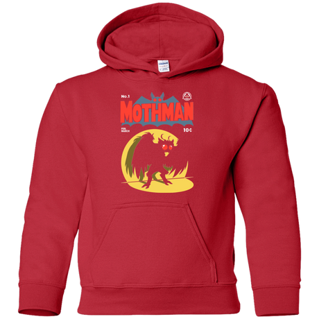 Sweatshirts Red / YS Mothman Youth Hoodie