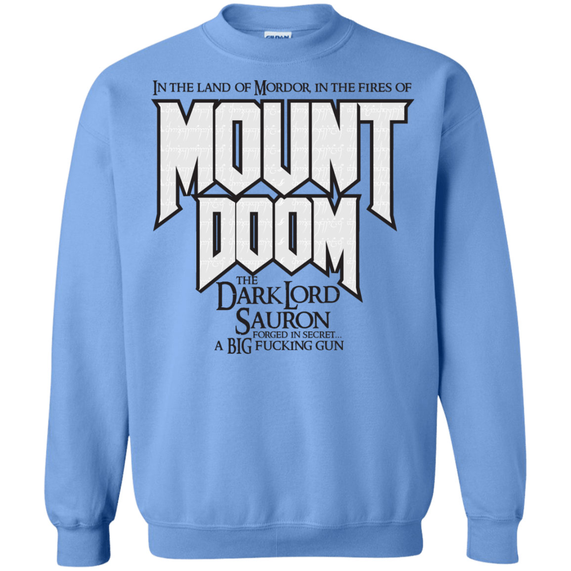 Sweatshirts Carolina Blue / S Mount DOOM Crewneck Sweatshirt