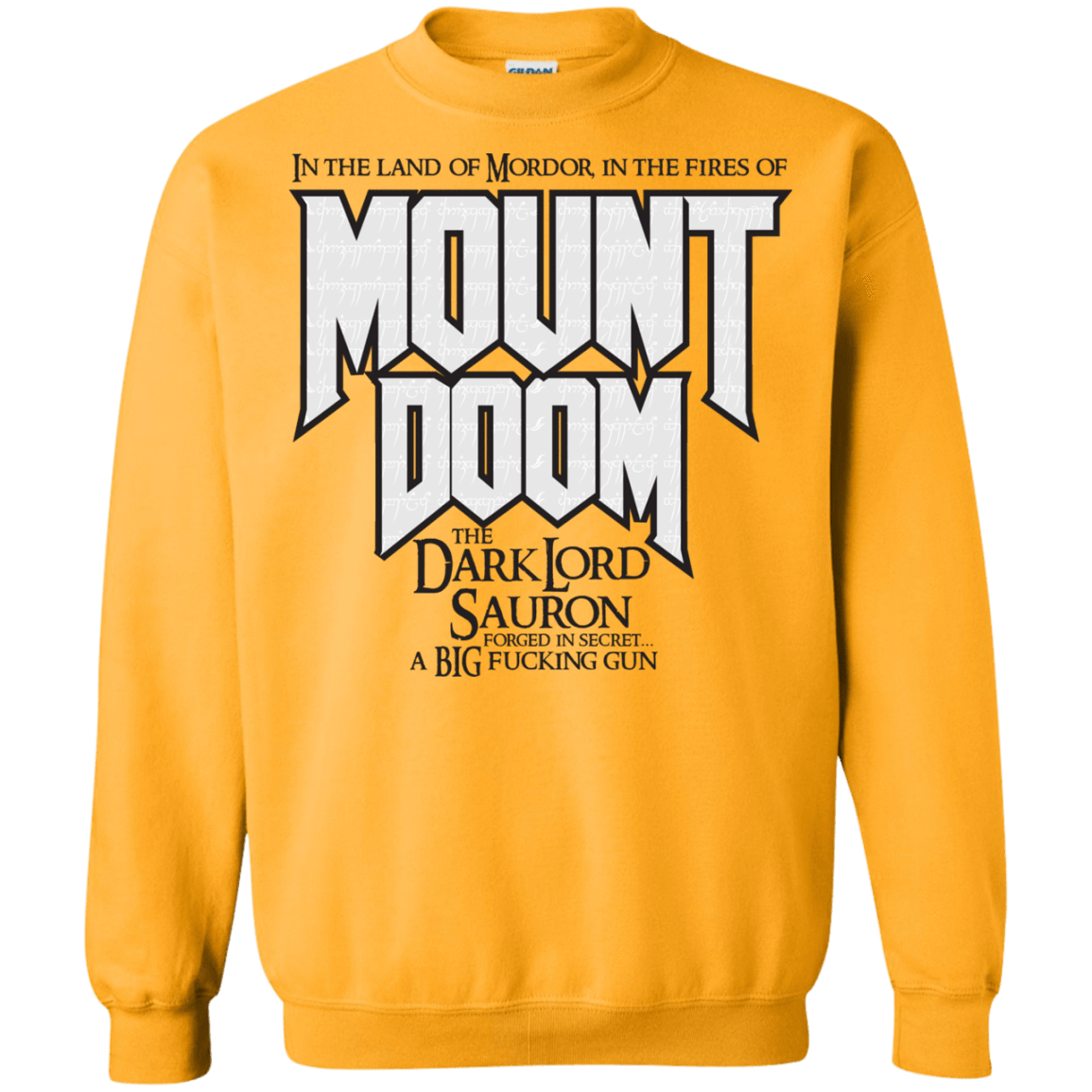 Sweatshirts Gold / S Mount DOOM Crewneck Sweatshirt