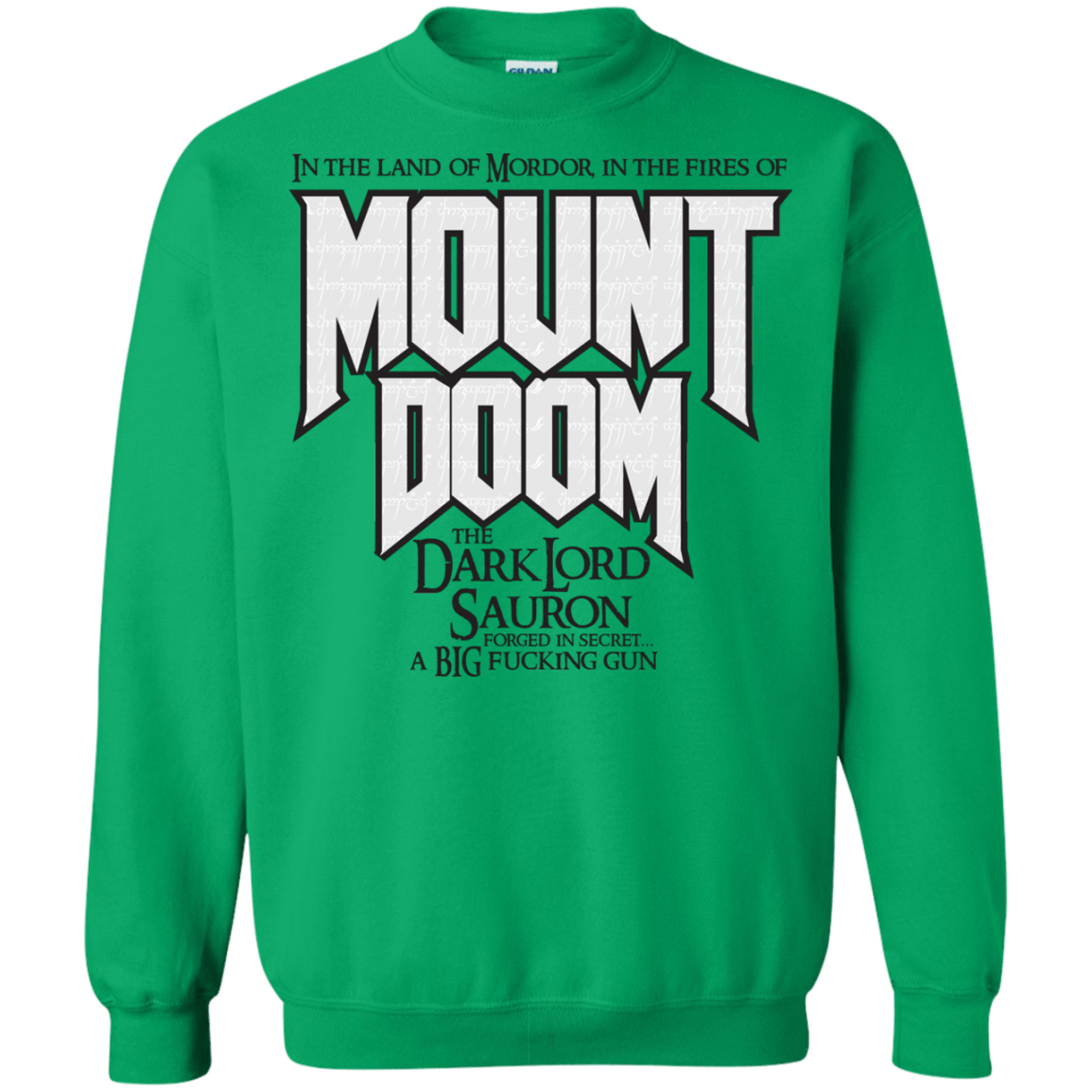 Sweatshirts Irish Green / S Mount DOOM Crewneck Sweatshirt